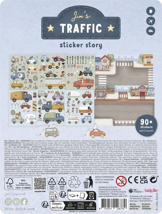 Libro de pegatinas vehiculos