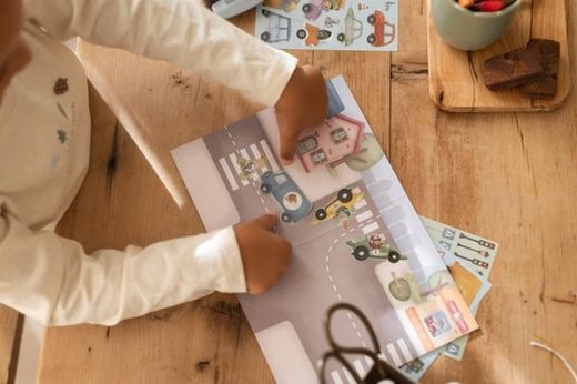 Libro de pegatinas vehiculos