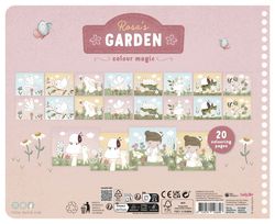 LIBRO MÁGICO JARDÍN DE ROSA CON LÁPICES