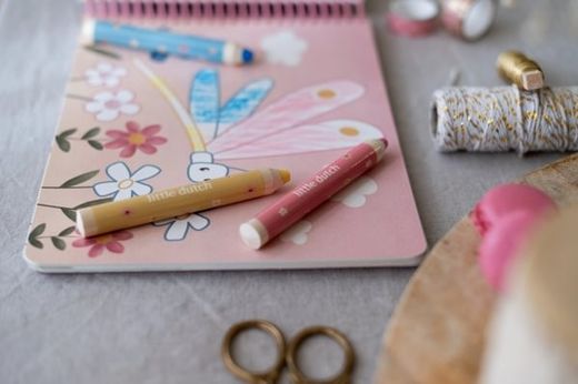 LIBRO MÁGICO JARDÍN DE ROSA CON LÁPICES