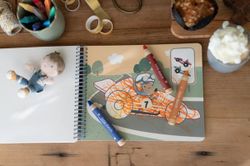 LIBRO MÁGICO VEHÍCULOS JIM CON LÁPICES