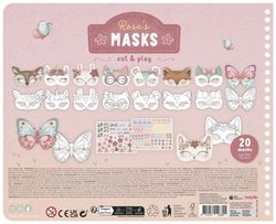 LIBRO RECORTA Y PINTA MÁSCARAS LITTLE DU