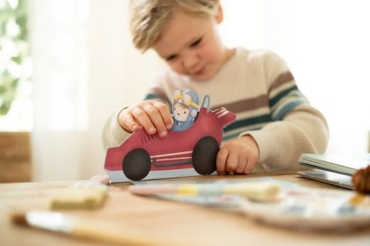 LIBRO RECORTA Y PINTA VEHÍCULOS LITTLE D