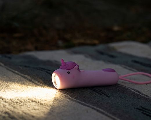 Linterna unicornio silicona