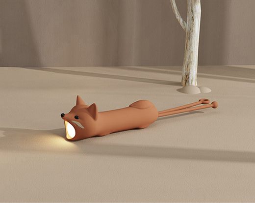 Linterna zorro silicona