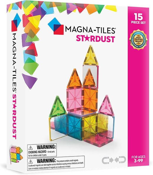 Magna-tiles stardust 15 piezas