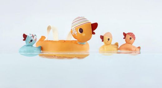 Mamá pato y sus bebés magnéticos