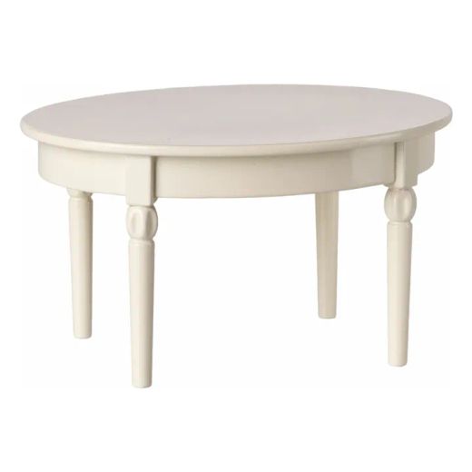 Mesa de comedor vintage, ratón - Blanco roto