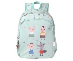 Mochila Mediana The Three Little Pigs + Llavero