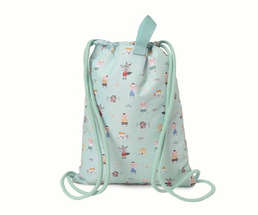 Mochila Saco Impermeable 3 Cerditos