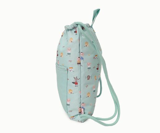 Mochila Saco Impermeable 3 Cerditos