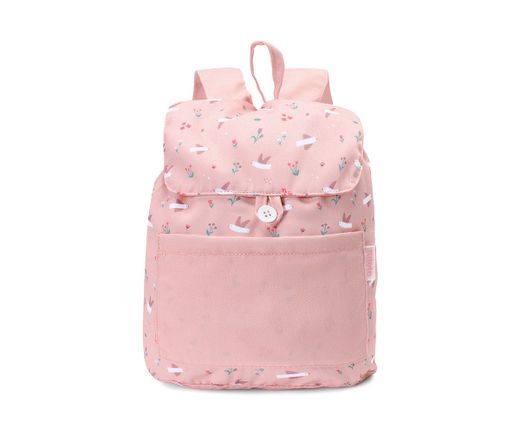 Mochila Tela Pequeña Blossom Birds Personalizable