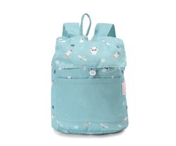 Mochila Tela Pequeña Pandas in Space Personalizable