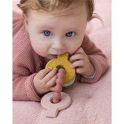 Mordedor Llavero Silicona Rosa