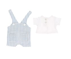 Muñeco Mateo con Peto Vichy Azul