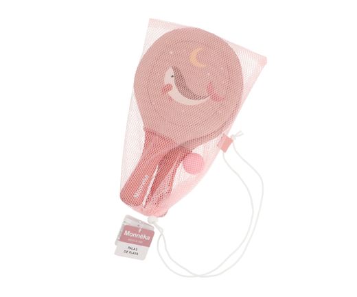 Palas de playa neopreno ballenas rosas