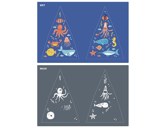 Paraguas Animales del Mar Mágico 84 cm