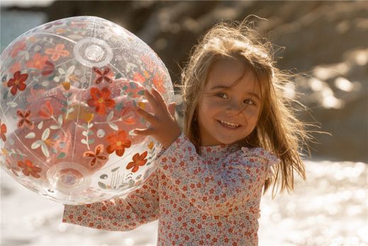 Pelota de playa 3D flor