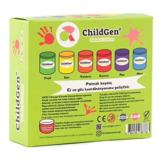 Pintura de Dedos Orgánica