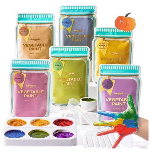 Pintura Vegetal En Polvo Natural (6 colores)