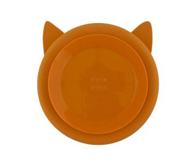 Plato 3 Compartimentos Silicona con Ventosa Sr.Zorro  Trixie