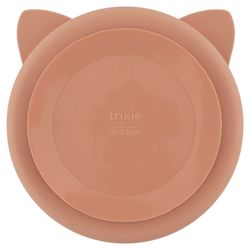 Plato compartimentado de silicona con ventosa - Sra.Gato