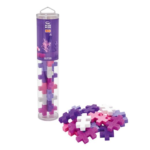 Plus Plus Big purpurina