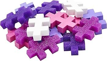 Plus Plus Big purpurina