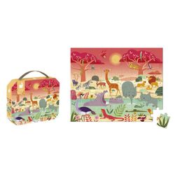 Puzzle la reserva de animales 54 piezas