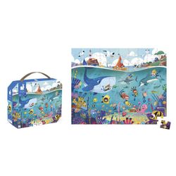 Puzzle los fondos marinos 100 piezas