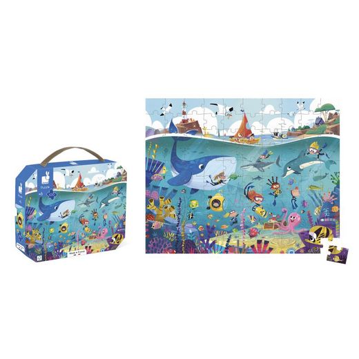 Puzzle los fondos marinos 100 piezas