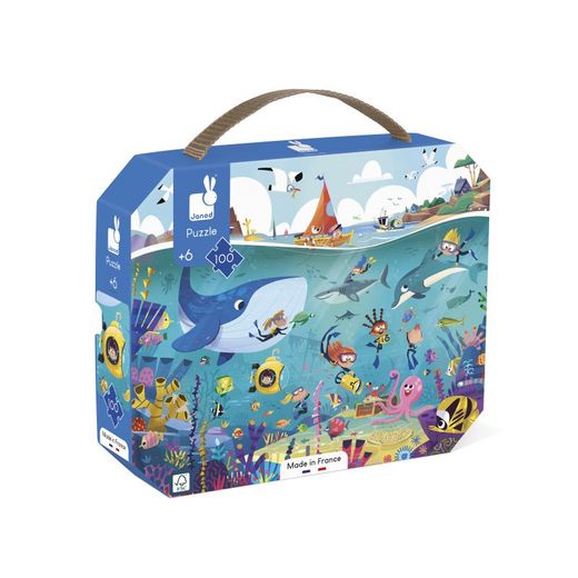 Puzzle los fondos marinos 100 piezas