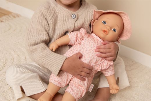 Ropa de muñecas rosa Little Dutch