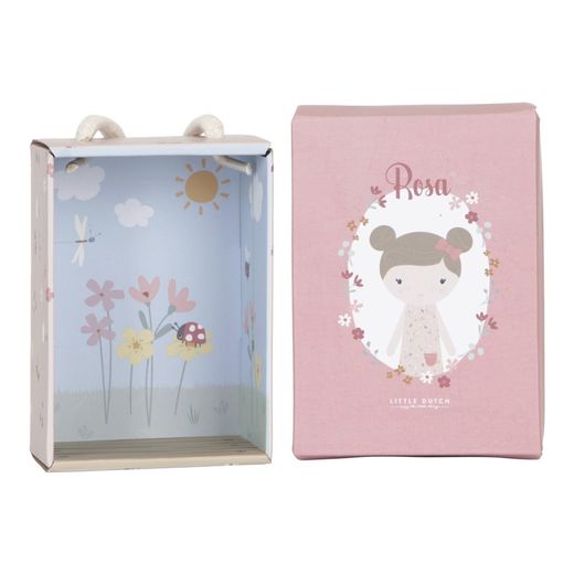 Rosa muñeca blandita 10cm