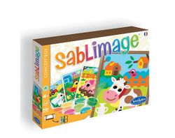 Sablimage animales granja