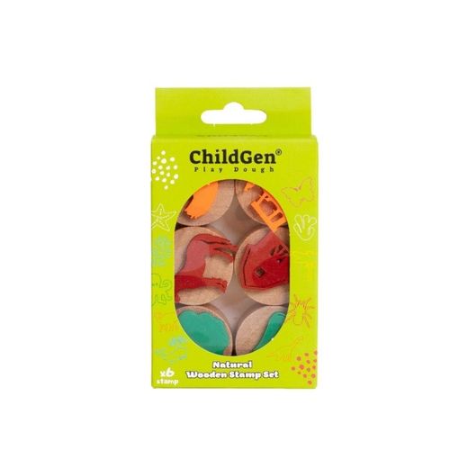 Sello de Madera Granja (6uds)