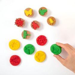 Sello de Madera Insectos (6uds)