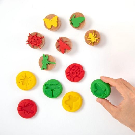 Sello de Madera Insectos (6uds)