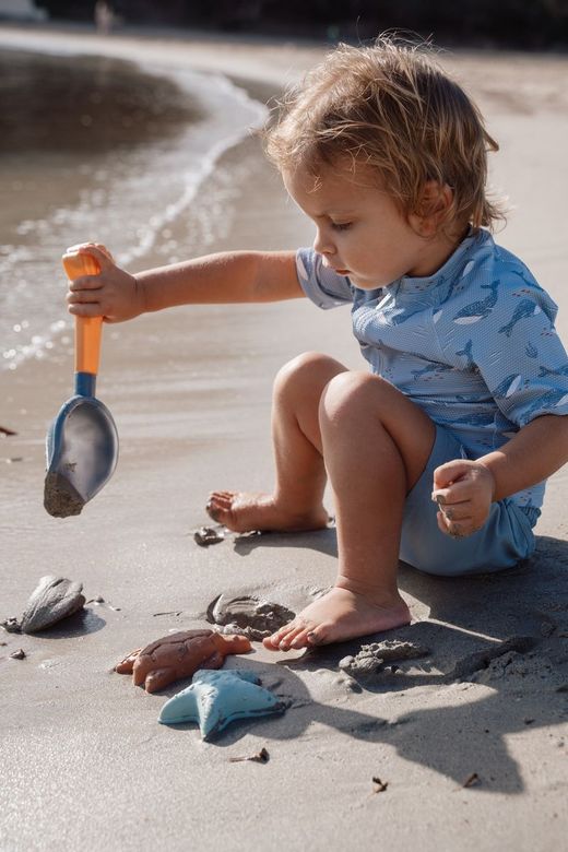 Set 3 piezas playa oceano