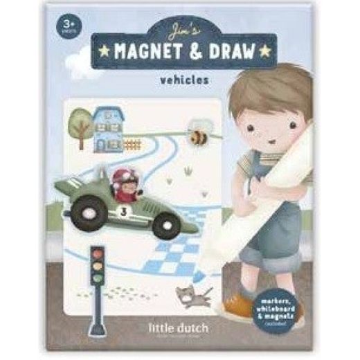 Set de Juego Magnético Jim Vehículos