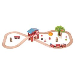 Set de Tren Estación de Bomberos