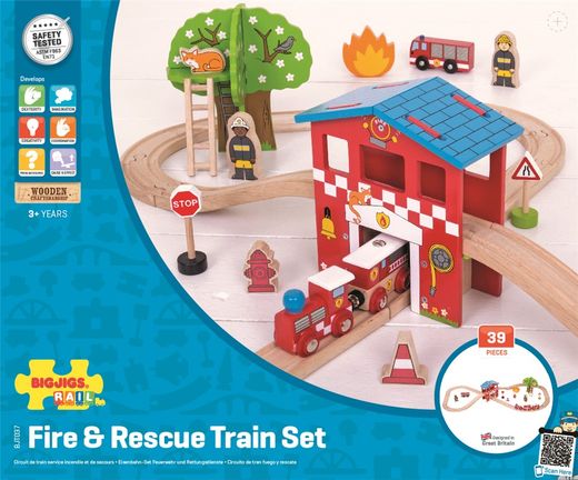 Set de Tren Estación de Bomberos