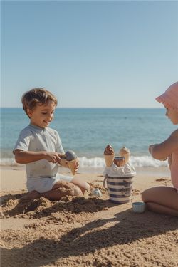 Set playa oceano azul