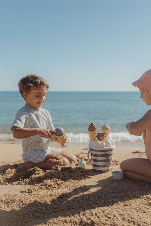 Set playa oceano azul