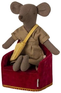 Silla plegable, Ratón - Rojo