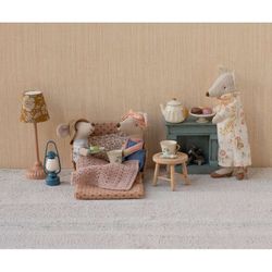 Sofá cama, ratón - Lunares