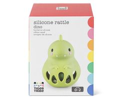 Sonajero silicona dino