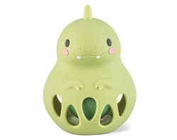 Sonajero silicona dino