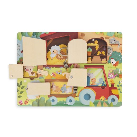 Tablero de cerraduras granja