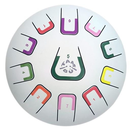 Tambú 11 notas - Blanco mate